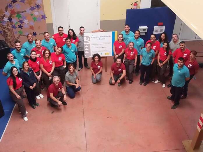 Imagen del encuentro de ambos PFAEs (Foto TA)