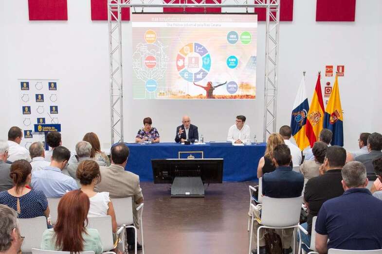 Imagen de la presentación del Plan Estratégico de Zonas Industriales (Foto TA)