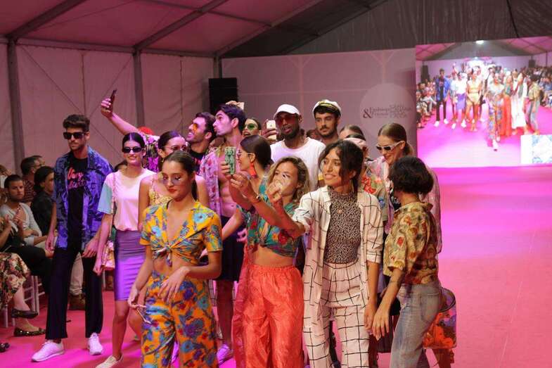 Archivo. Pasarela de moda celebrada recientemente en la capital (Foto José Manuel García)