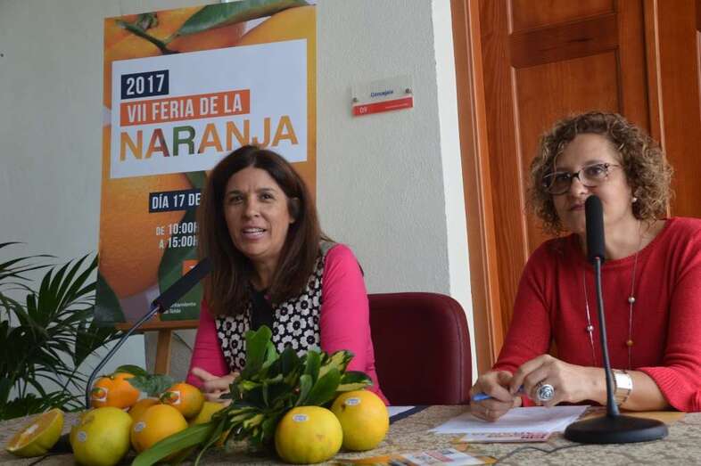 Momento de la presentación de la nueva edición de la Feria de Naranja (Foto TA)
