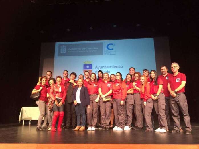 Imagen de grupo de unos de los Pfaes (Foto TA)