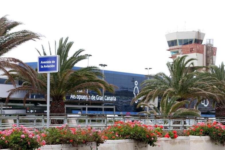 Terminal del Aeropuerto de Gran Canaria (Foto Jesús Ruiz Mesa)