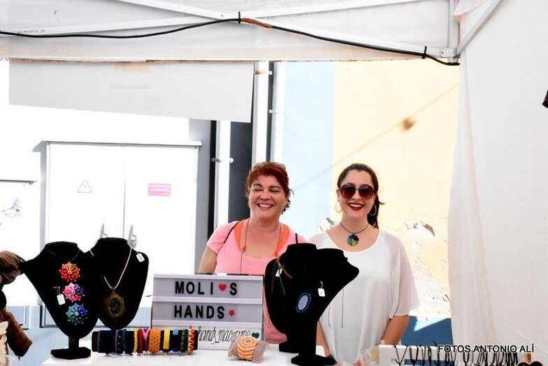 Uno de los puestos instalados en la Feria de Reyes de Telde (Foto Antonio Alí)