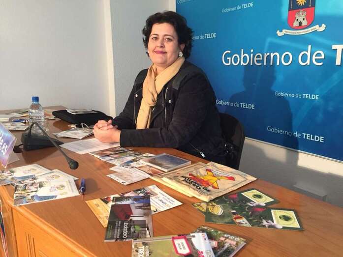 Celeste López, concejala de Turismo, presentó este lunes la presencia de Telde en Fitur (Foto TA)