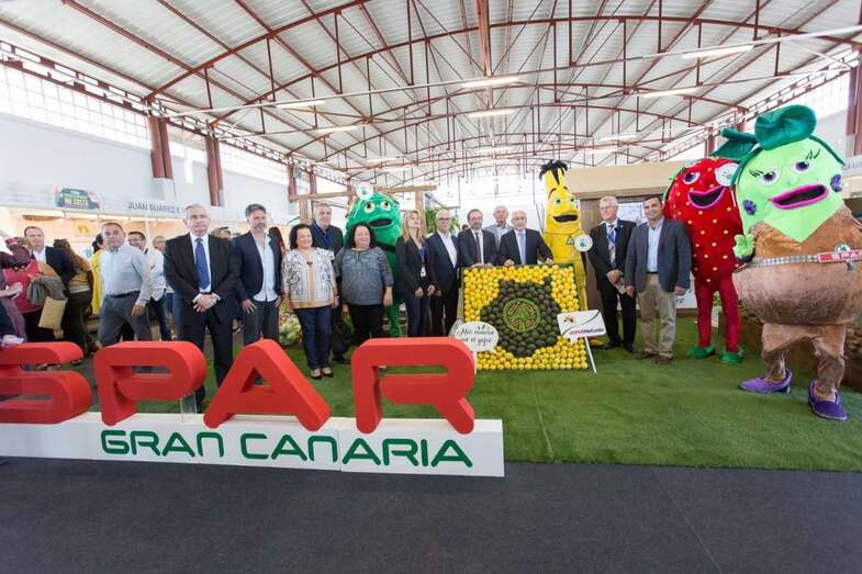 Spar recreó un huerto en su puesto en la feria Gran Canaria Me Gusta (Foto TA)