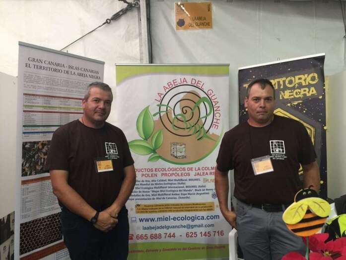 La miel la cosechan los hermanos Valido Martel en La Breña (Foto TA)