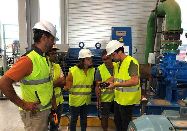 Técnicos de Aguas de Telde (Foto TA)