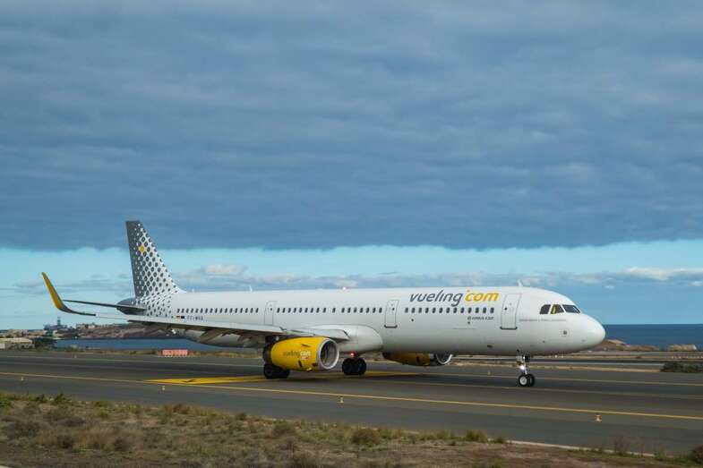 Imagen de archivo de un avión de Vueling (Foto Antonio Rico)