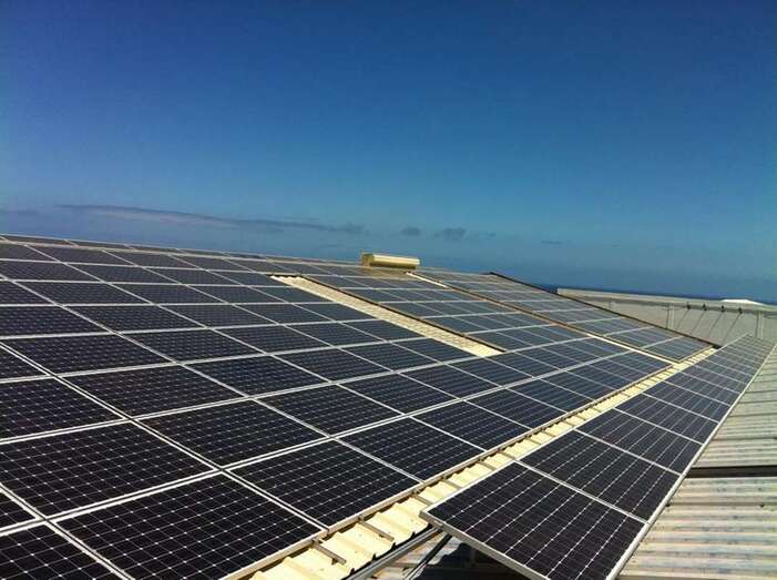 Imagen de archivo de una planta solar (Foto TA)