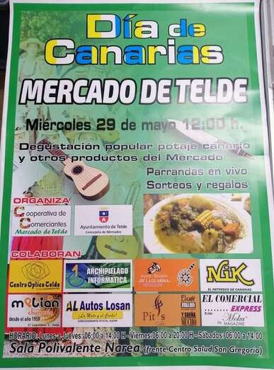 Cartel de las actividades (Foto TA)