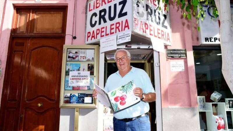 Mauricio Cruz, propietario de Librería Cruz (Foto Canarias7)