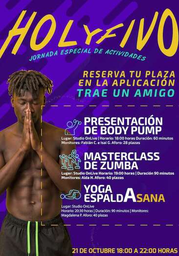 Cartel con las actividades (Foto TA)