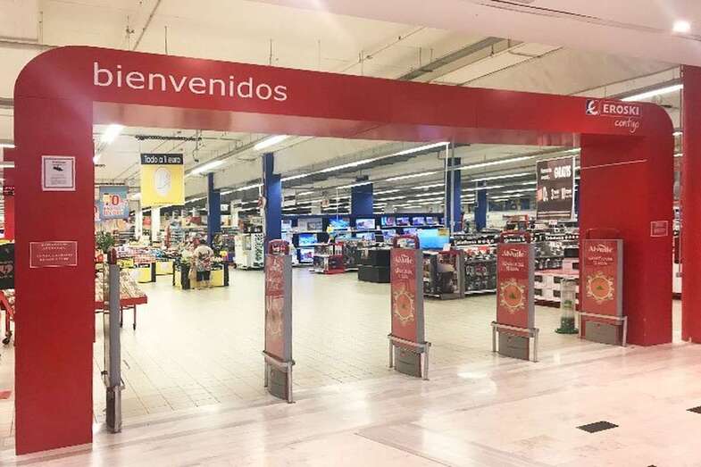 Imagen del hipermercado de Eroski en El Mirador (Foto TA)