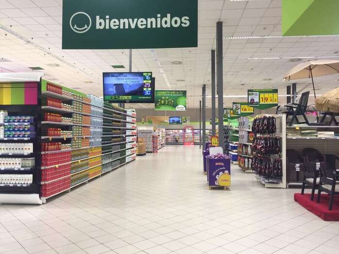 Supermercado de HiperDino en la GC-1, a la altura de Marpequeña Alta (Foto TA)