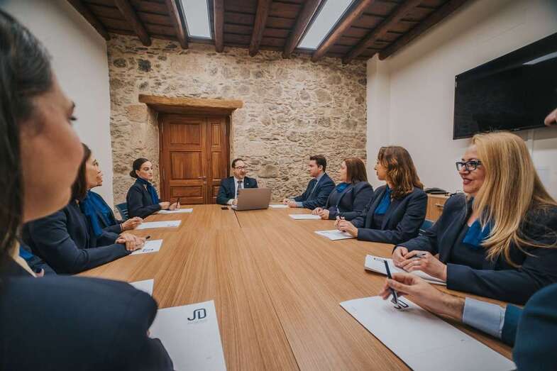 Reunión del equipo multidisciplinar del despacho JD Asesores Jurídicos/TA.