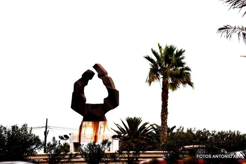 Imagen de archivo de la entrada al parque empresarial de El Goro (Foto TA)