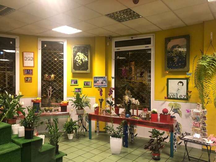 Interior de la floristería Siempreviva/TA.