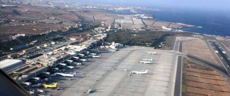 Vista aérea del Aeropuerto de Gran Canaria/TA.