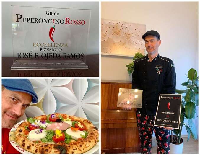 José Francisco Ojeda Ramos muestra el galardón obtenido/TA.