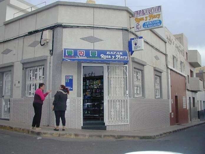 Bazar donde se vendió el boleto ganador/TA.