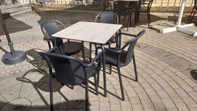 Imagen de archivo de una terraza en Telde (Foto TA)