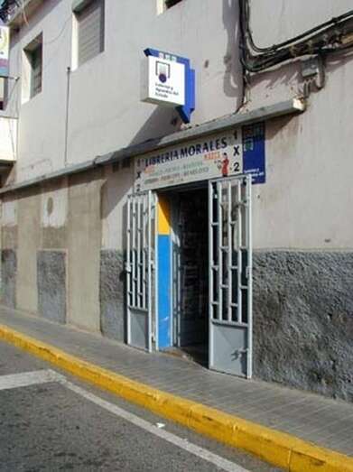 Despacho que vendió el segundo premio del sorteo de este jueves de la Lotería Nacional/TA.