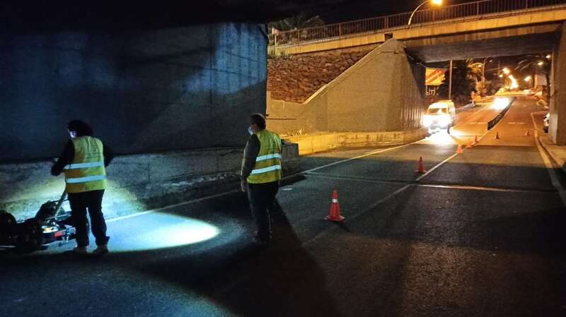 Trabajos de sondeos del terreno/TA.