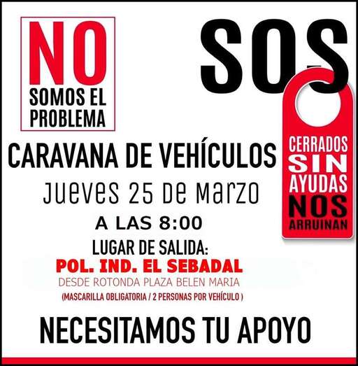 La caravana partirá a las 8.00 desde Belén María / TA