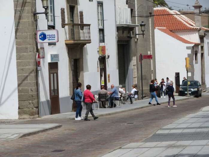 Calle principal del casco histórico de Telde/TA.