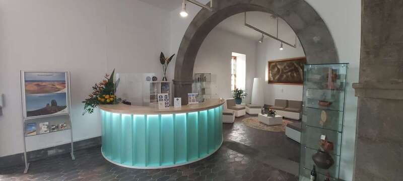 Mostrador del nuevo Centro de Información y Turismo de Telde/TA.