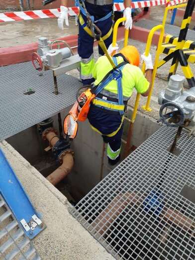 Imagen del simulacro/TA.