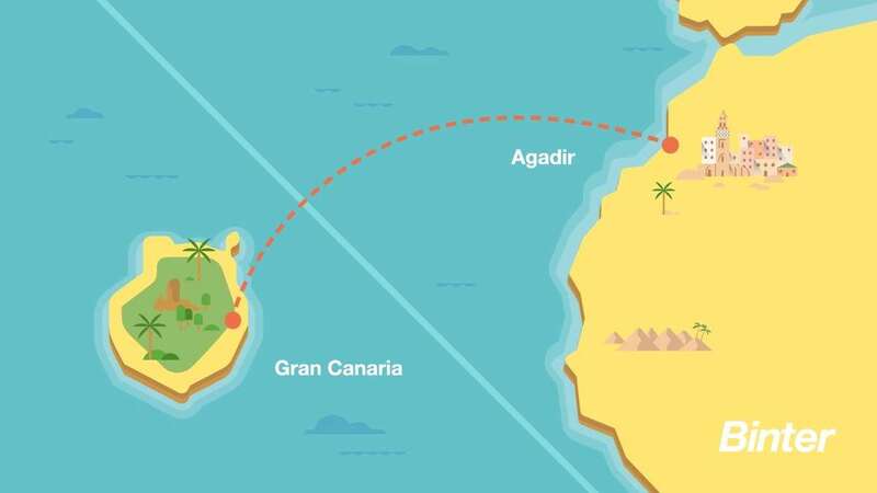 Los vuelos con Agadir se realizarán a bordo de los aviones ATR / TA