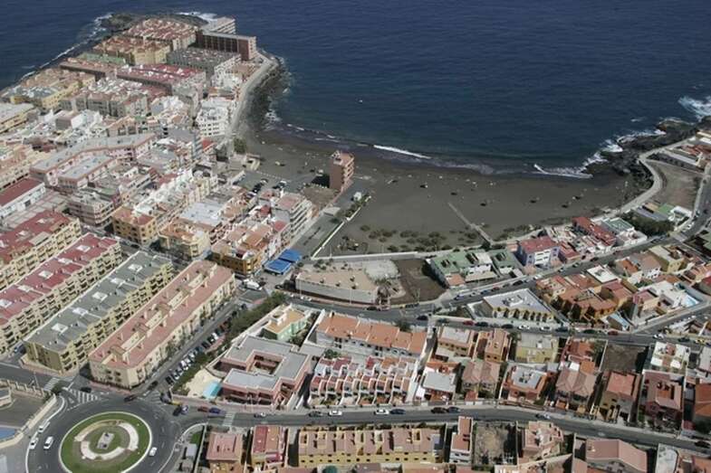 Vista aérea de la zona costera de La Garita/TA.