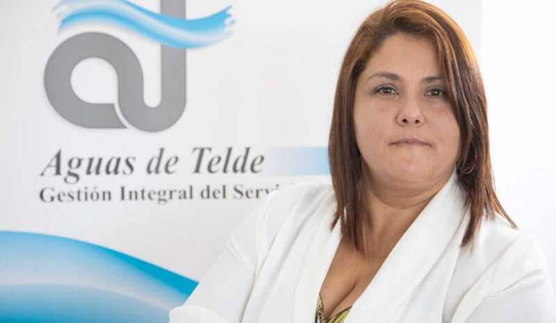 Miriam Ramírez, responsable de Clientes en la empresa Aguas de Telde/TA.