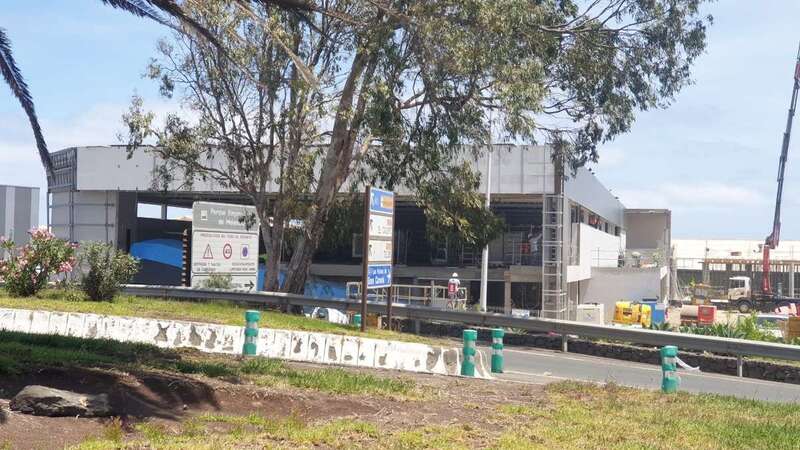 Obras del supermercado Aldi/TA.