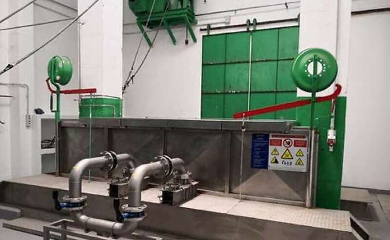 Interior de las instalaciones de extracción del pozo de San Roque / C7