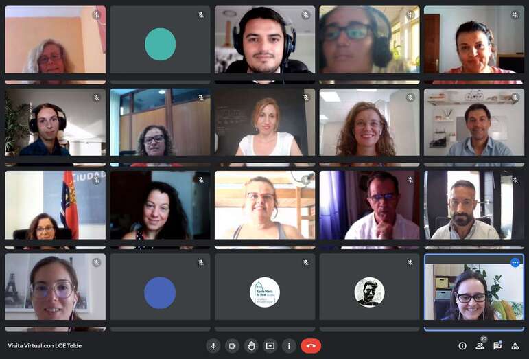 Encuentro virtual sostenido este martes por representantes de los promotores de este proyecto/TA.