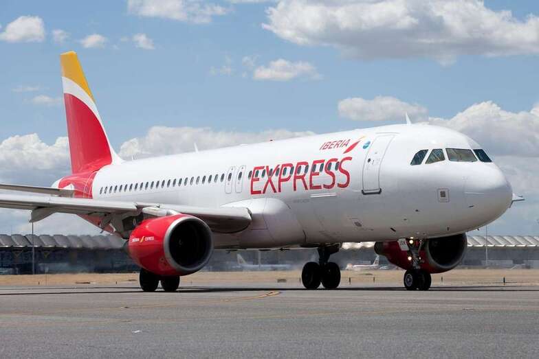 Aeronave de Iberia Express/TA.