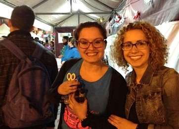 La extitular de Educación, Vanessa Cruz, en uno de los talleres (Foto TA)