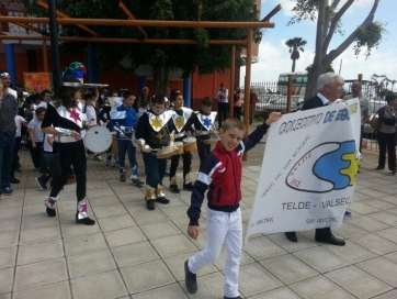 Pasacalle de los alumnos de las Escuelas Rurales (Foto TA)