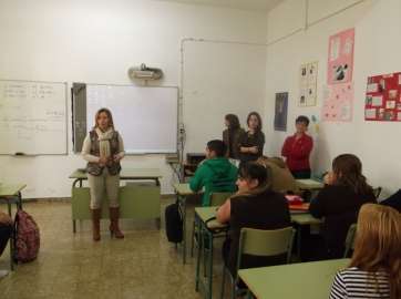 Un momento de la charla en el Cepa Telde-Casco (Foto TA)