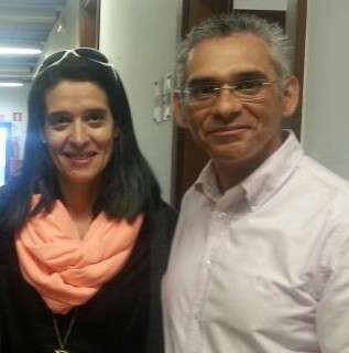 Esteban Santana y Mar Romera (Foto TA)