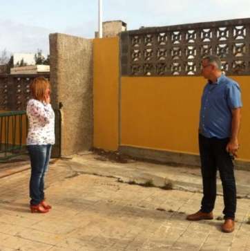 Daniel Martín en las instalaciones del CEIP Juan Negrín de Las Remudas (Foto TA)