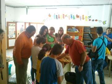 La actividad se desarrolló este martes en el CEIP de Las Longueras (Foto TA)