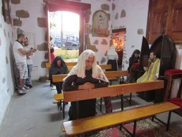 Un momento del rodaje del corto (Foto TA)