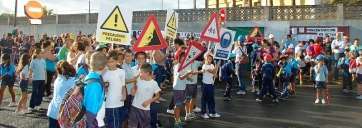 Protesta del colegio, la pasada semana (Foto TA)
