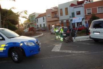 Imagen de archivo de la zona de acceso a los colegios de San Juan (Foto TA)