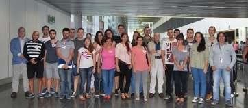 Estudiantes en el aeropuerto (Foto TA)