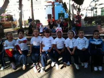 Imagen de archivo de una celebración de Navidad de los CER (Foto TA)