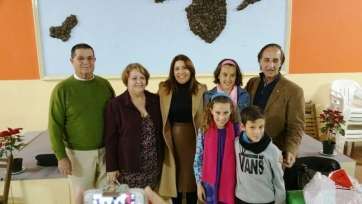 Momento del acto celebrado este sábado en El Goro (Foto TA)